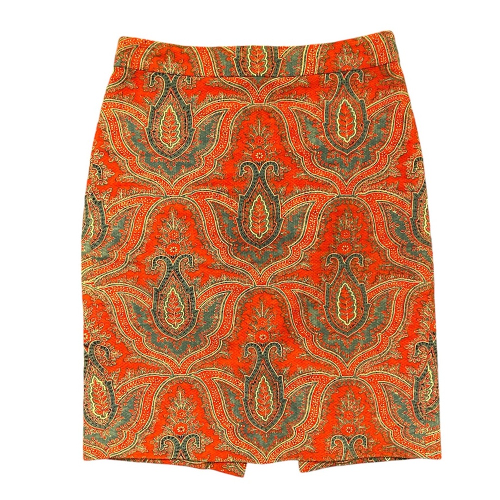 Paisley Pencil Skirt